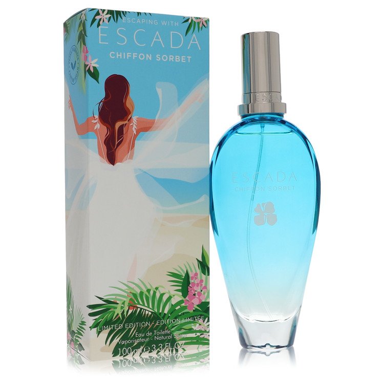 Chiffon Sorbet Perfume by Escada Eau De Toilette Spray 3.3 oz for Women - Authentic Fragrance - Discount Women Perfume or Cologne Fragrance